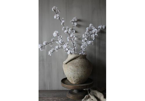 Zijden bloesem tak Cream/white 112cm