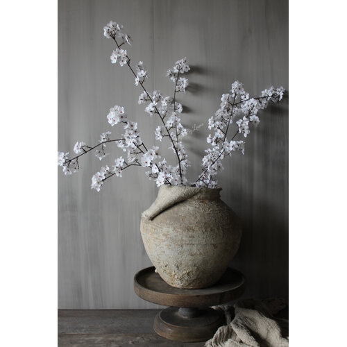 Zijden bloesemtak Cream/white 112 cm 