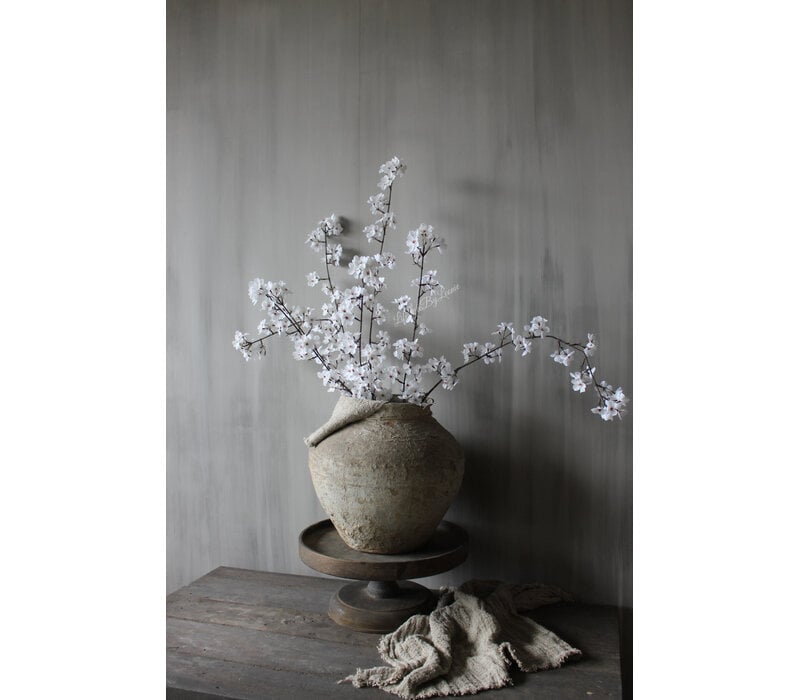 Zijden bloesem tak Cream/white 112cm