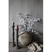Zijden bloesemtak Cream/white 112 cm