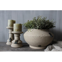 Brynxz ronde pot conical Taupe 36 x 22 cm