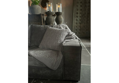 SILT SILT woondeken / plaid Barcelona dove grey 170 x130cm