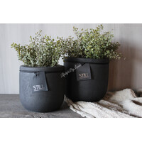 STILL ronde pot Black 16 x 16 cm