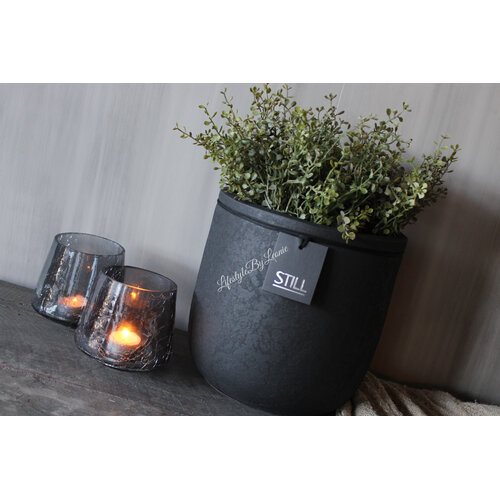 STILL ronde pot Black 19 x 19 cm 