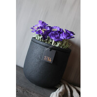 Still ronde pot Black 24x24cm