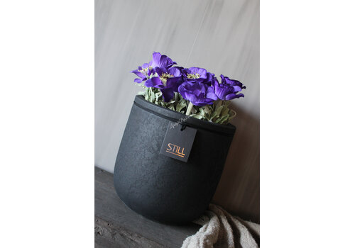 Still ronde pot Black 24x24cm