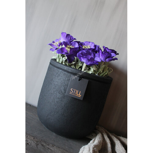 Still ronde pot Black 24x24cm 