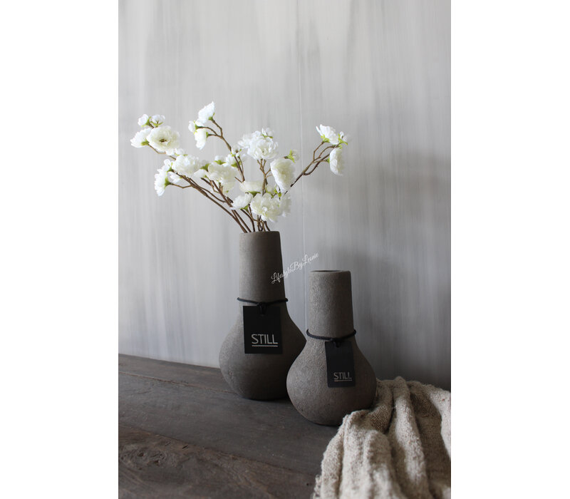 STILL organic vase Leem 18 cm