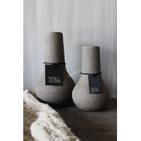 STILL organic vase Leem 24 cm