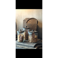 Aura Peeperkorn glazen voorraadpot 20x13cm