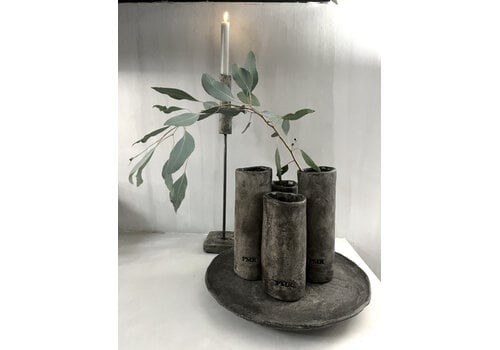 PMR PMR stenen cilinder vaas Sober 18 cm