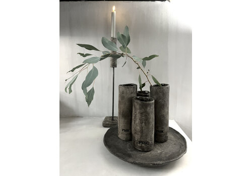 PMR PMR stenen cilinder vaas Sober 18cm