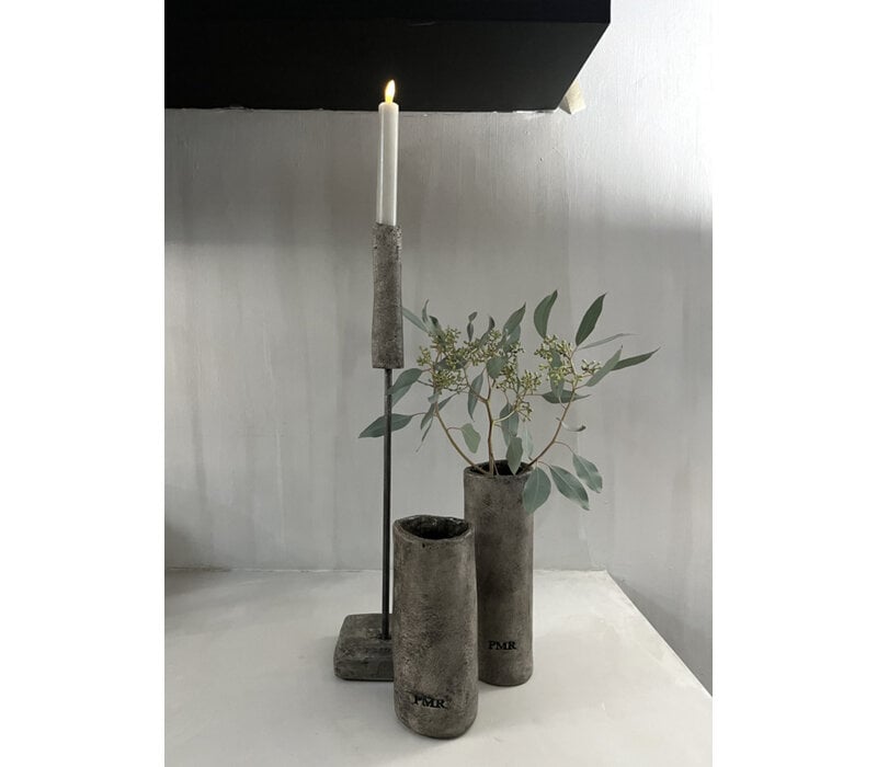 PMR stenen cilinder vaas Sober 18cm