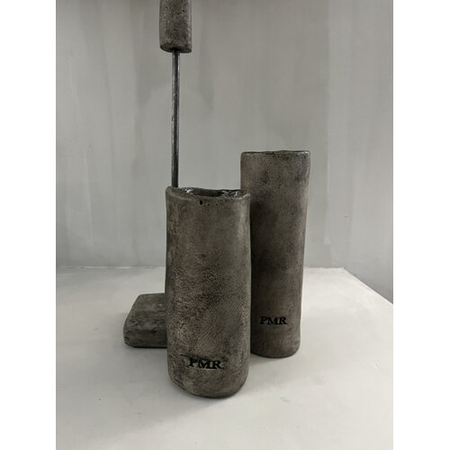 PMR stenen cilinder vaas Sober 26 cm 