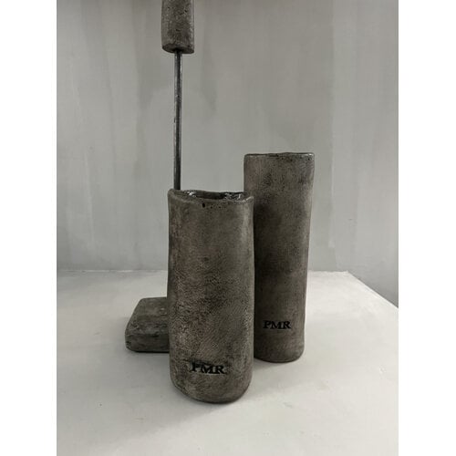 PMR stenen cilinder vaas Sober 26cm 