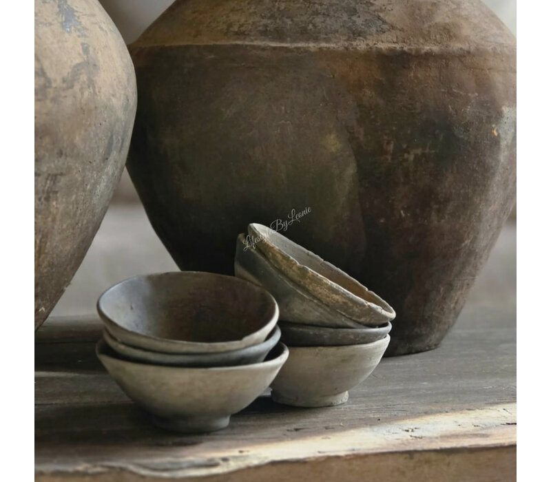 Luksa stenen Aziatisch schaaltje Grey