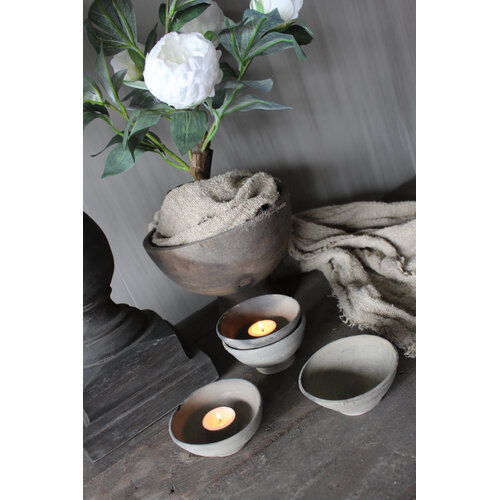 LUKSA stenen Aziatisch schaaltje grey 