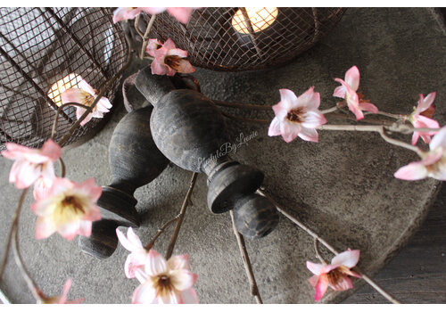 Sober houten klosje Black wash