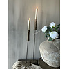 Wax LED dinerkaars Sand 15 cm set van 2