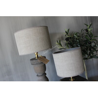 Cilinder lampenkap Kiss Mud 15 cm