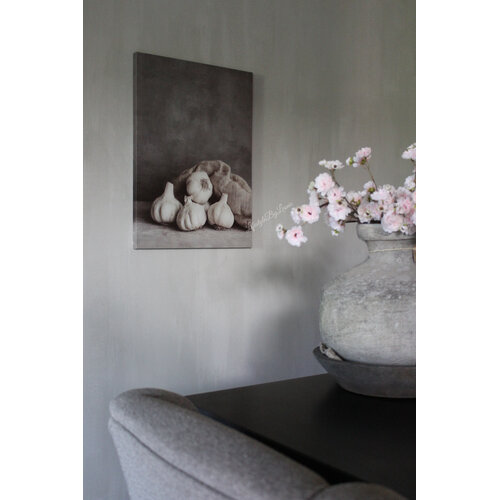 Canvas doek sober knoflook 70x50cm 