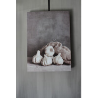 Canvas doek sober knoflook 70x50cm