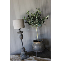 Houten lampvoet ornament Tomy 50 cm