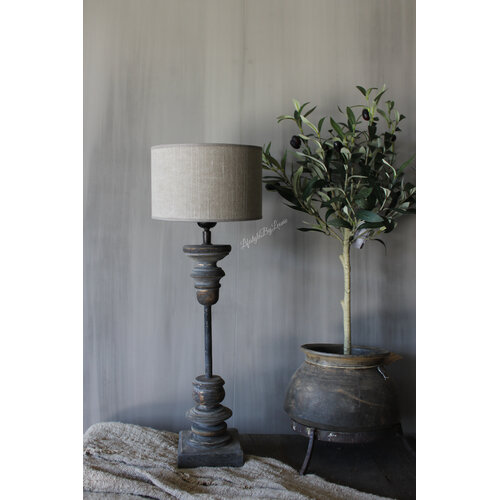 Houten lampvoet ornament Tomy 50 cm 