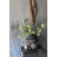 Shabby kelim kleedje Bruin / zwart 50x32cm