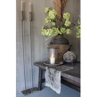 Shabby kelim kleedje Grijs/ bruin 50x32cm