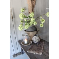 Shabby kelim kleedje Rood / zwart 50x32cm