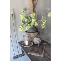 Shabby kelim kleedje Rood / zwart 50x32cm