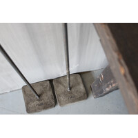 PMR vloerkandelaar dinerkaars beton/staal 130 cm