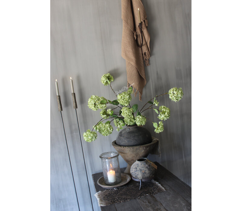 PMR vloerkandelaar dinerkaars beton/staal 130cm