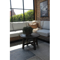 Salontafel round Antique grey 65 cm