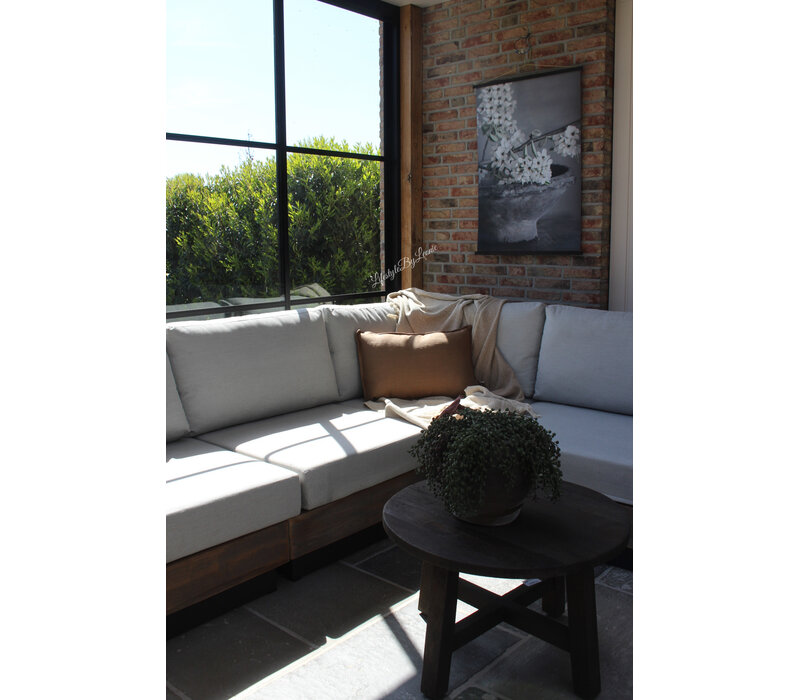 Salontafel round Antique grey 65 cm