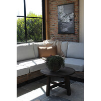 Salontafel round Antique grey 65 cm