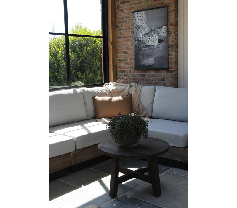 Salontafel round Antique grey 65 cm