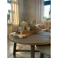 Salontafel round Antique grey 100 cm