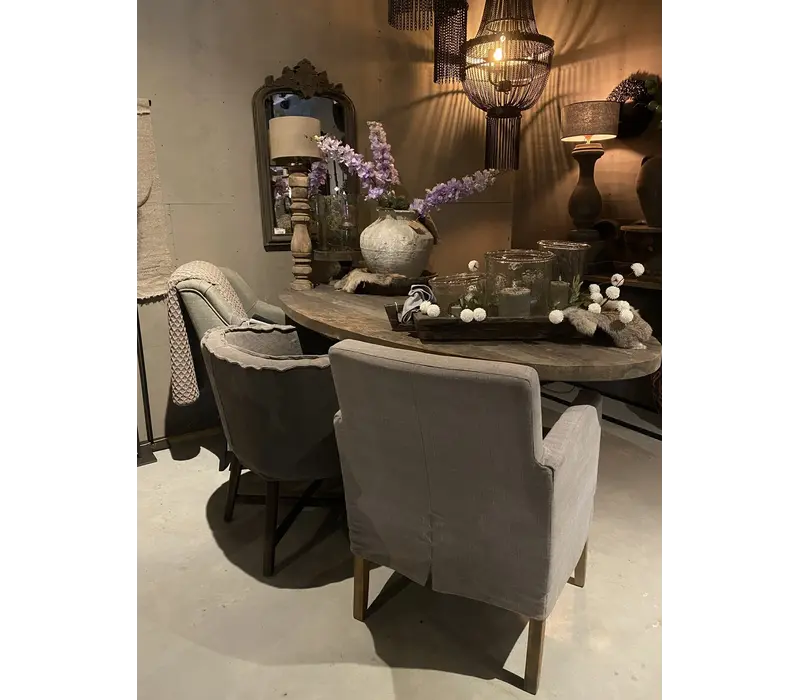 LUKSA ovale eettafel Adina 200 x 100 x 78 cm