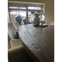 LUKSA ovale eettafel Adina 200 x 100 x 78 cm