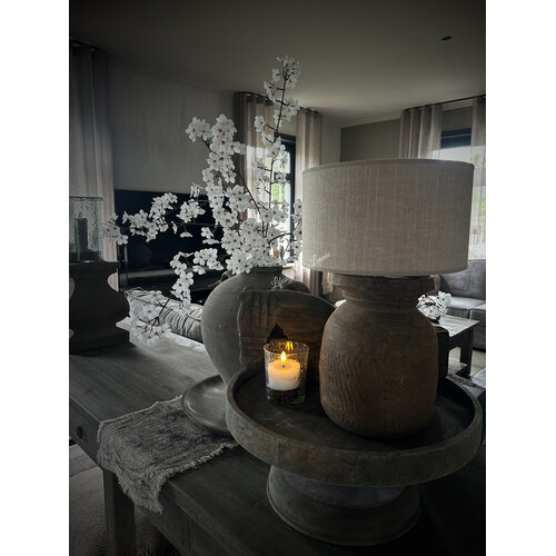 Aura Peeperkorn authentieke Nepalese kruiklamp 35 cm 