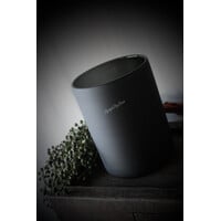 Cilinder windlicht DUTZ smoke-black 19cm