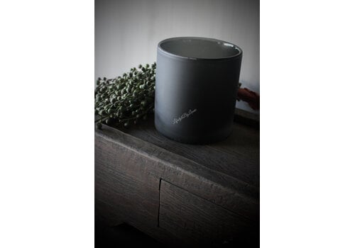 Dutz Cilinder windlicht DUTZ smoke-black 14cm