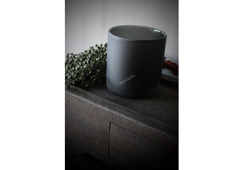 Dutz DUTZ cilinder windlicht smoke-black 14 cm