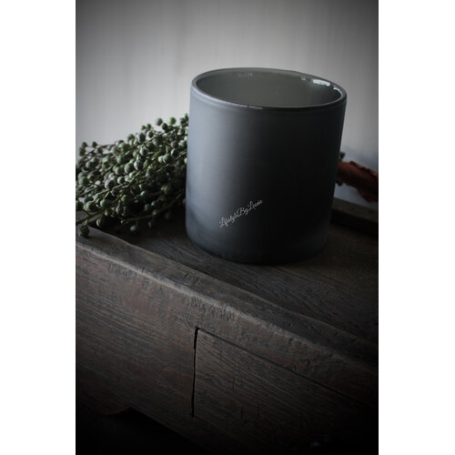 Cilinder windlicht DUTZ smoke-black 14cm 
