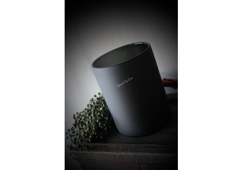 Dutz Cilinder windlicht DUTZ smoke-black 23cm