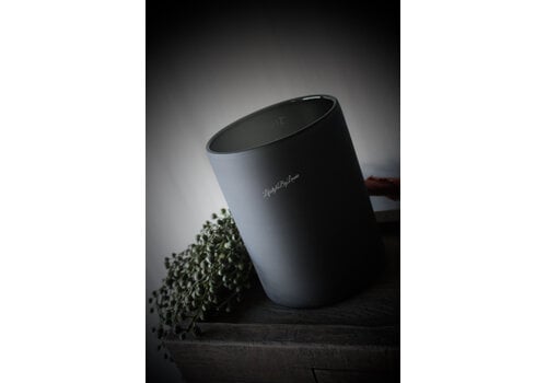 Dutz DUTZ cilinder windlicht smoke-black 23 cm