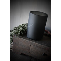 DUTZ cilinder windlicht smoke-black 23 cm
