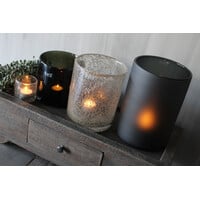 Cilinder windlicht DUTZ smoke-black 23cm